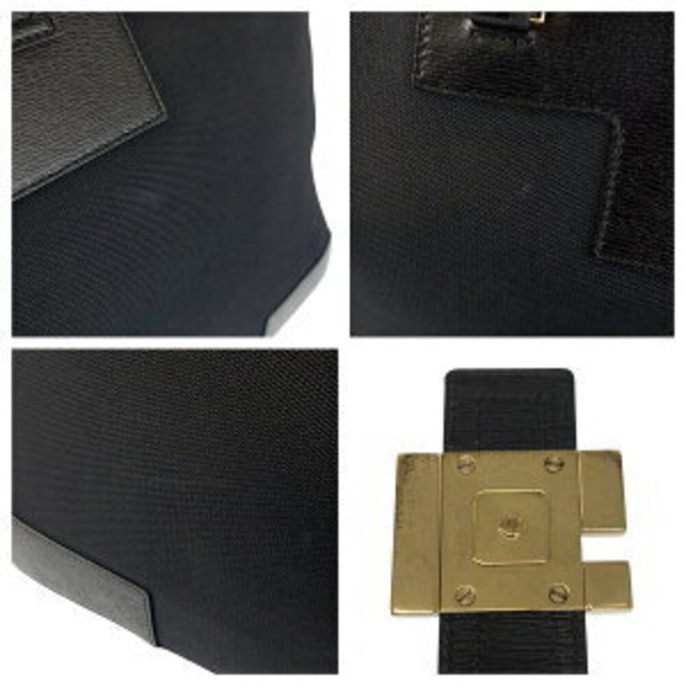 Gucci GG tote logo bag leather canvas black - Picture 5 of 10